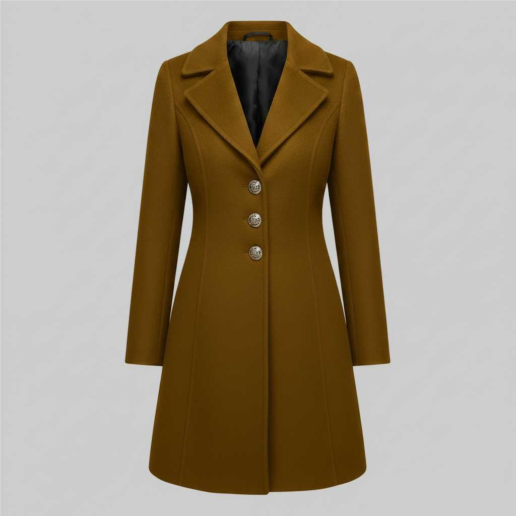 Elegant Women's Wool Coat | Stylish Winter Outerwear