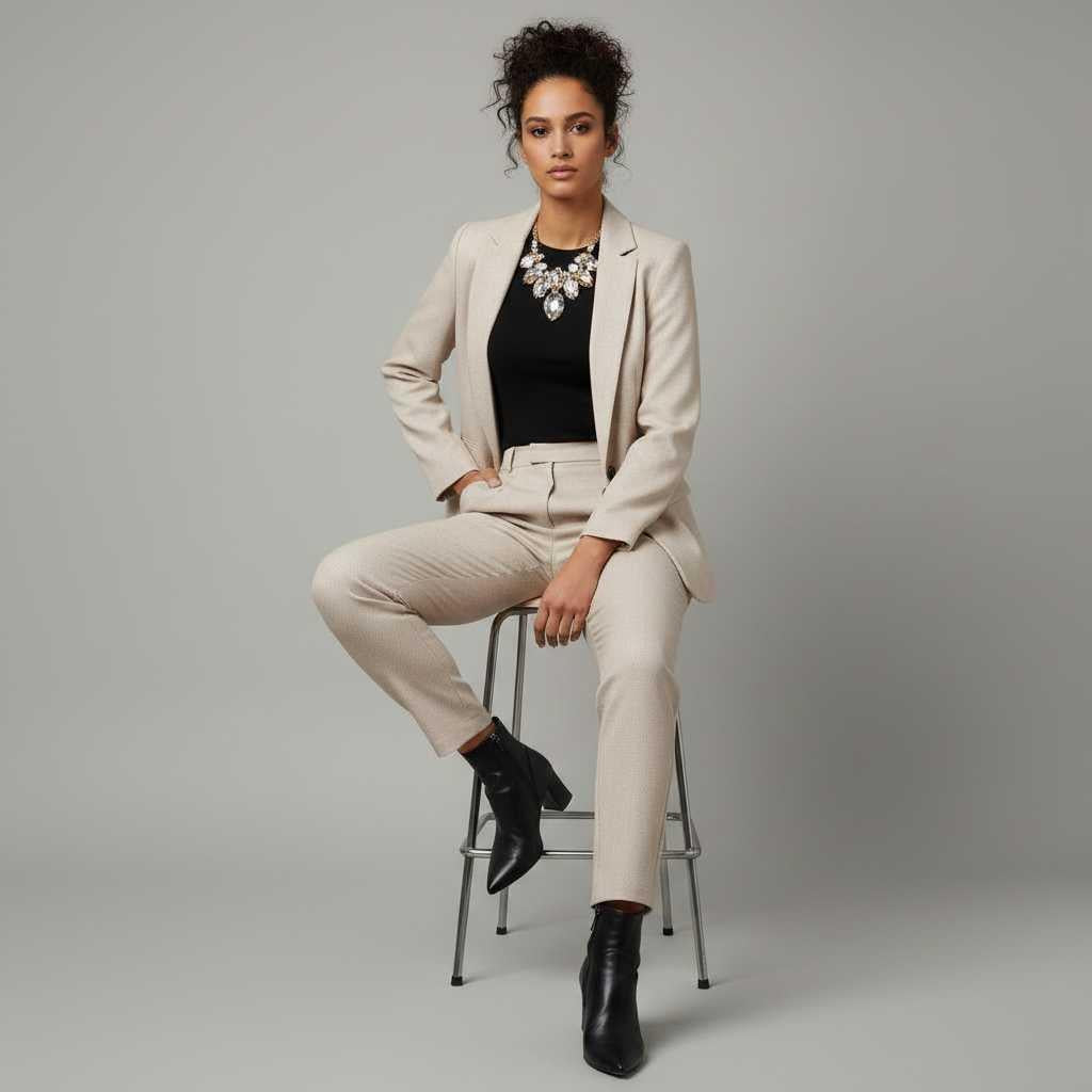 Bianca Trousers | Women's Black Pants Elegant Fashion