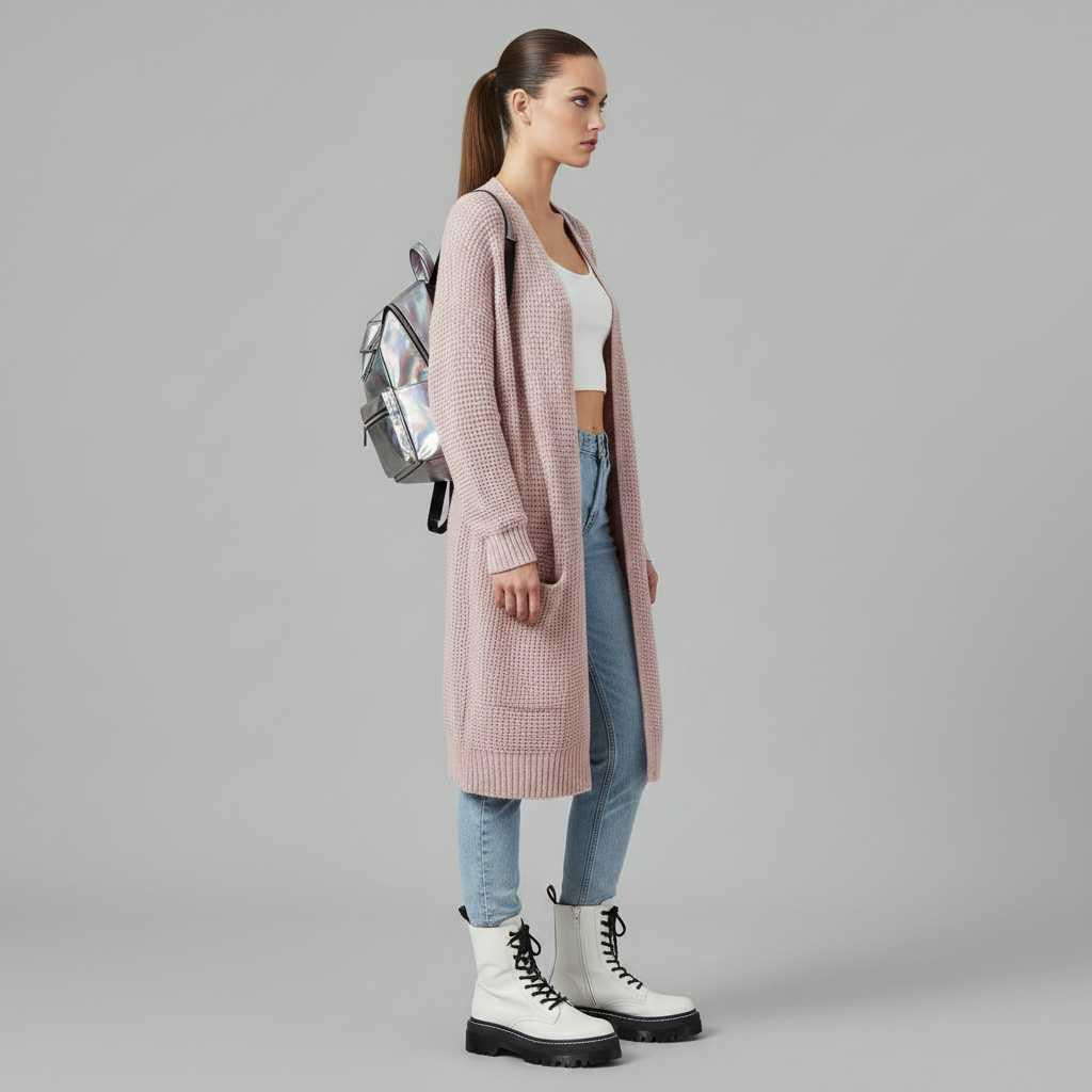 Elegant Women's Cardigan | Soft Long Cardigan Sweater
