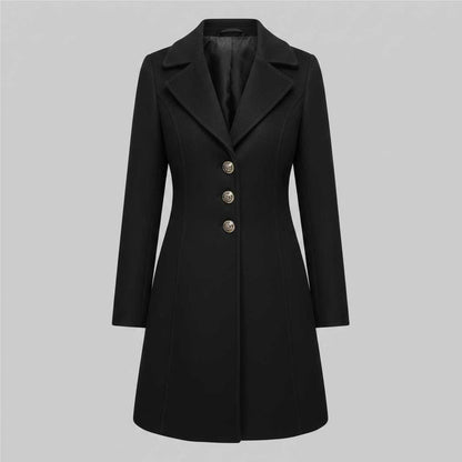 Elegant Women's Wool Coat | Stylish Winter Outerwear