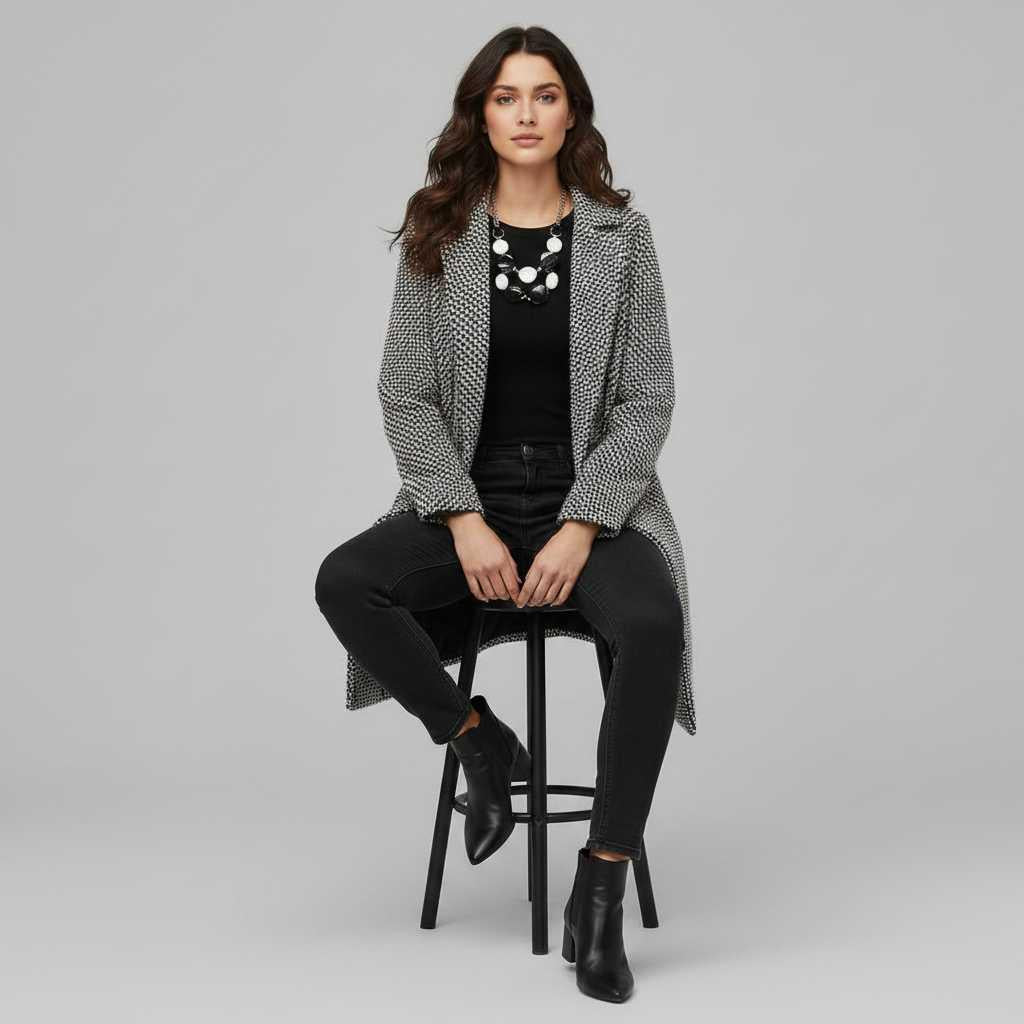 Elegant Wool Coat | Women's Long Winter Coat