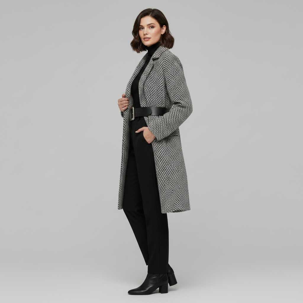 Elegant Wool Coat | Women's Long Winter Coat