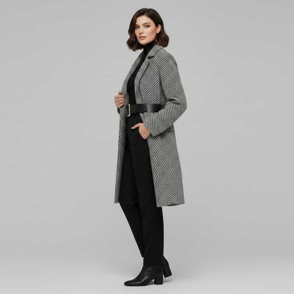 Elegant Wool Coat | Women's Long Winter Coat