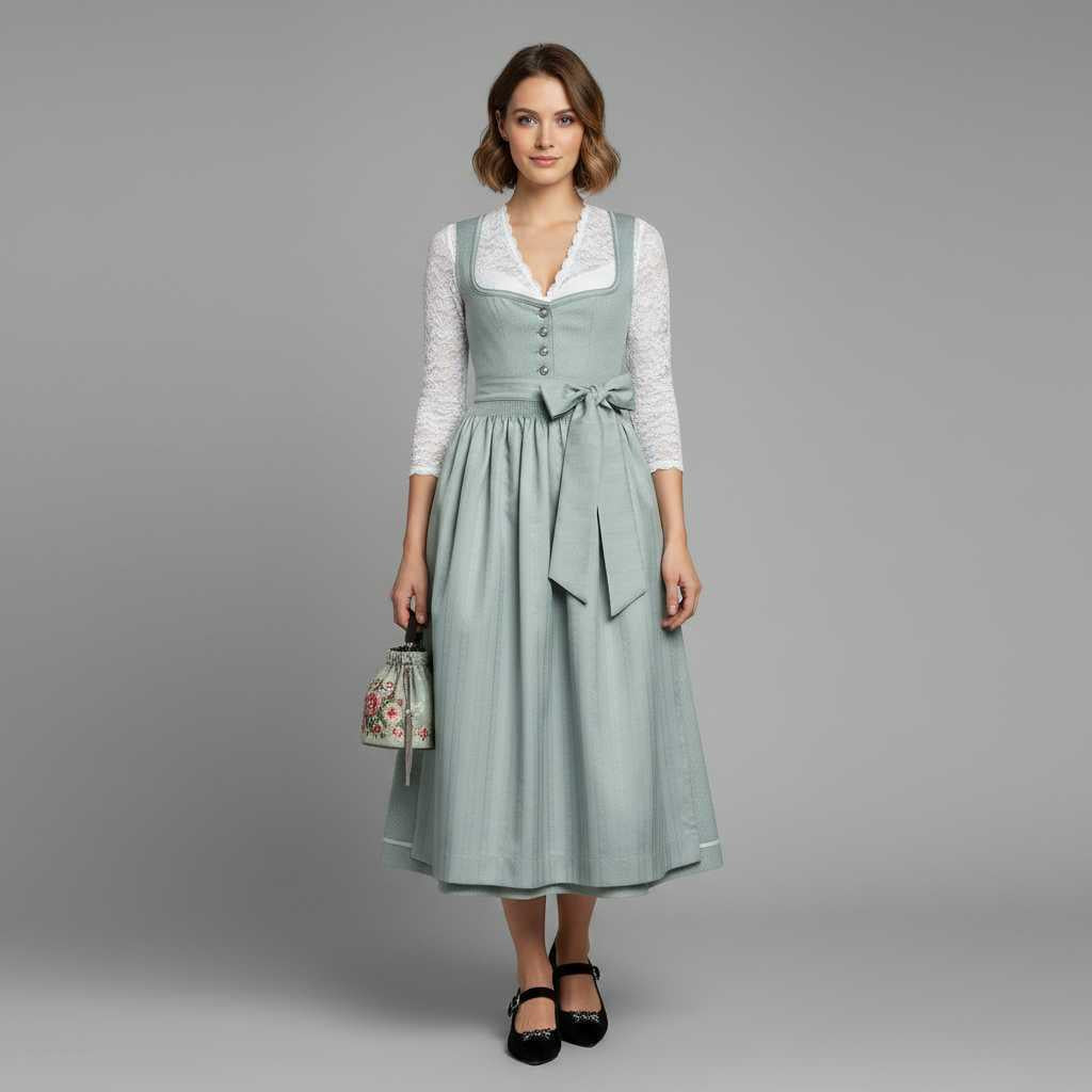 Elegant Dirndl Costume Dress | Women's Dress for Oktoberfest