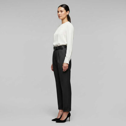 High Waist Women's Trousers | Elegant Office Wear