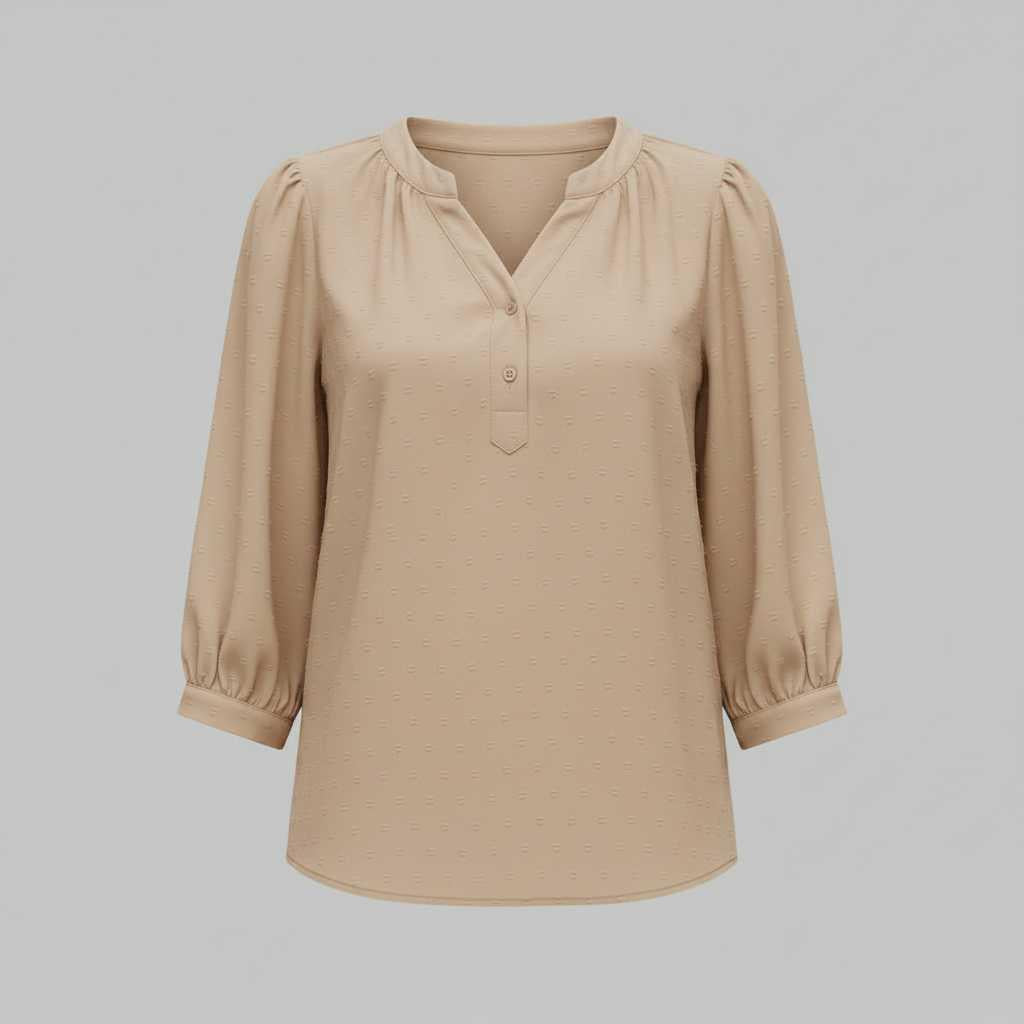 Silk Patchwork Women's Blouse | Versatile Summer Top