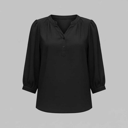 Silk Patchwork Women's Blouse | Versatile Summer Top