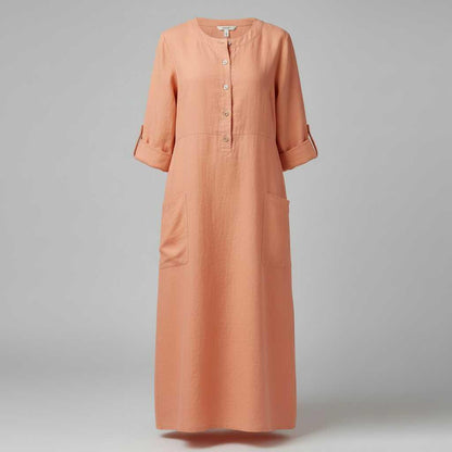 Tina | Women's Plus Size Maxi Dress in Soft, Breathable Fabric