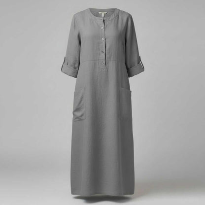 Tina | Women's Plus Size Maxi Dress in Soft, Breathable Fabric