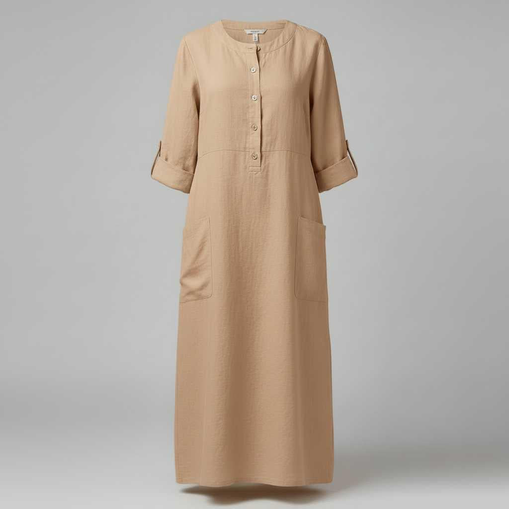 Tina | Women's Plus Size Maxi Dress in Soft, Breathable Fabric