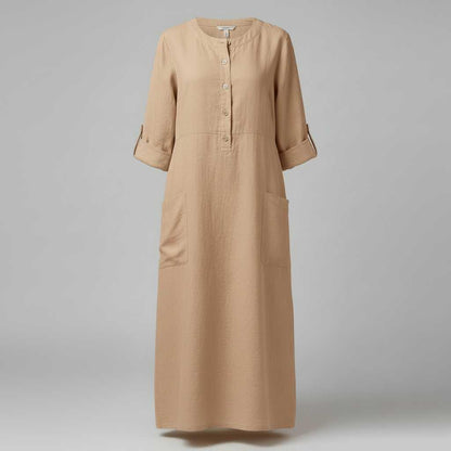 Tina | Women's Plus Size Maxi Dress in Soft, Breathable Fabric