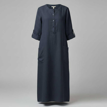 Tina | Women's Plus Size Maxi Dress in Soft, Breathable Fabric